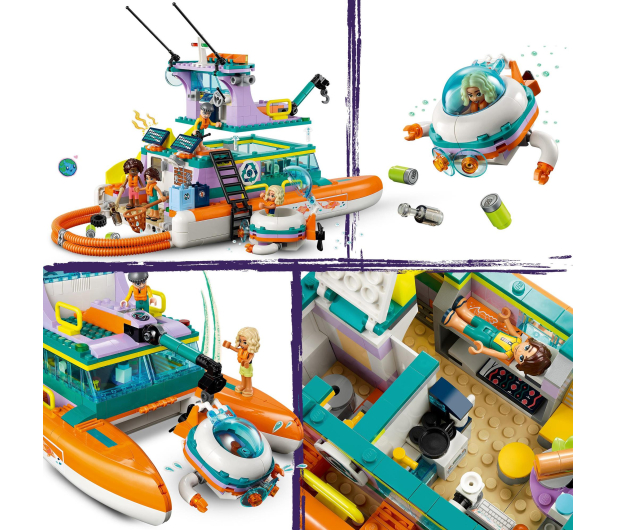 LEGO Friends 41734 Morska łódź ratunkowa - 1145165 - zdjęcie 2